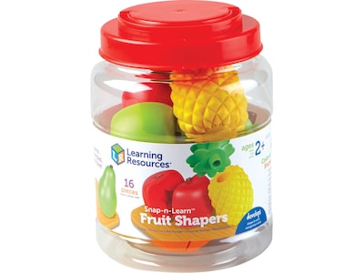 Learning Resources Snap-n-Learn Fruit Shapers, Multicolor (LER6 6715)