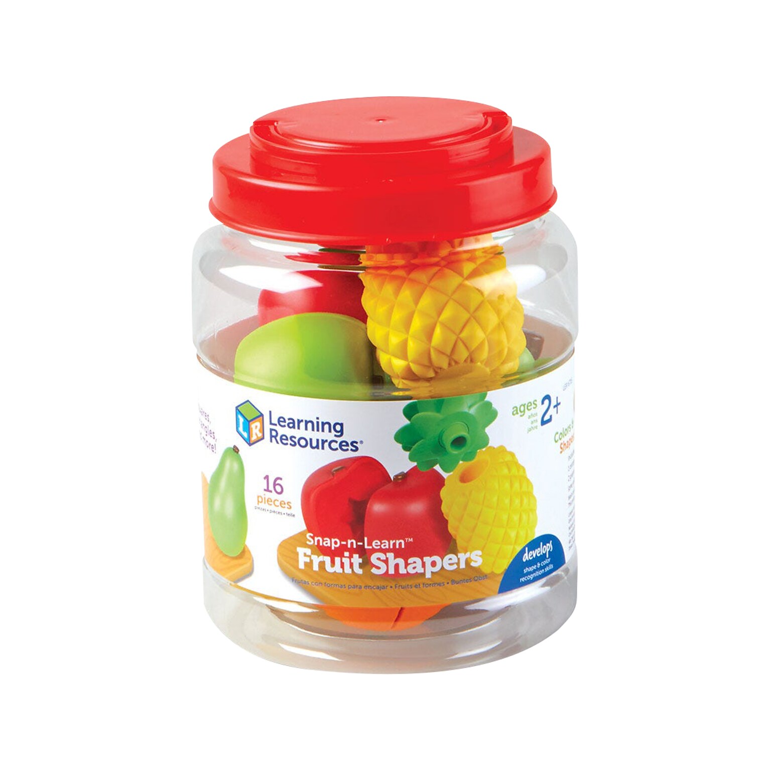 Learning Resources Snap-n-Learn Fruit Shapers, Multicolor (LER6 6715)