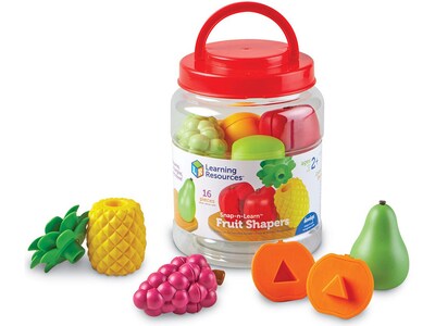 Learning Resources Snap-n-Learn Fruit Shapers, Multicolor (LER6 6715)