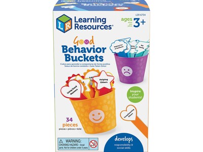 Learning Resources Good Behavior Buckets, Assorted Colors (LER6734)