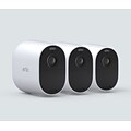 Arlo VMC2330-100NAS Essential Wireless Indoor/Outdoor HD Security Camera, White, 3 Cameras