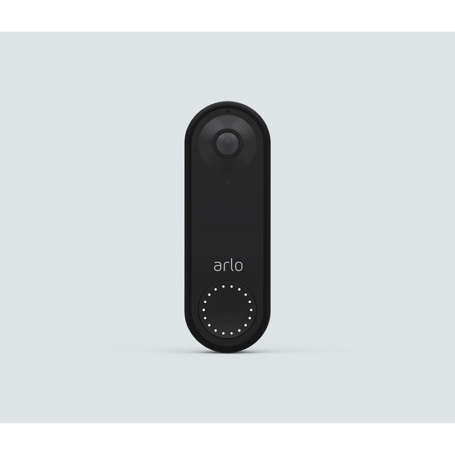 Arlo Essential Wired Smart Video Doorbell, Black (AVD1001B-100NAS)