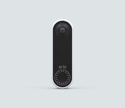 Arlo Essential Wi-Fi Wireless Smart Video Doorbell, White (AVD2001-100NAS)
