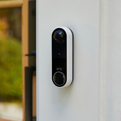 Arlo Essential Wi-Fi Wireless Smart Video Doorbell, White (AVD2001-100NAS)