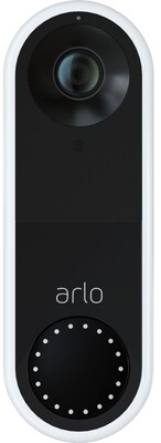 Arlo Essential Wi-Fi Wired Smart Video Doorbell, White (AVD1001-100NAS)