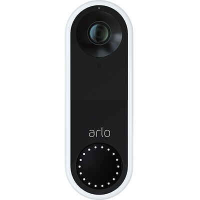 Arlo Essential Wired Smart Video Doorbell, White (AVD1001-100NAS)