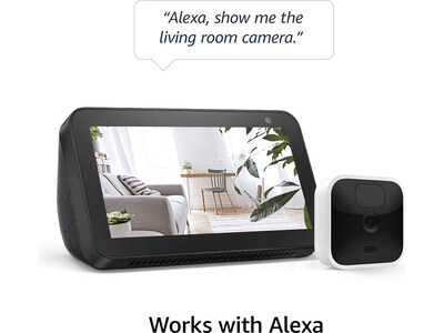 Amazon Blink Wireless Indoor Security Camera, One Camera Kit, White/Black (B07X4BCRHB)