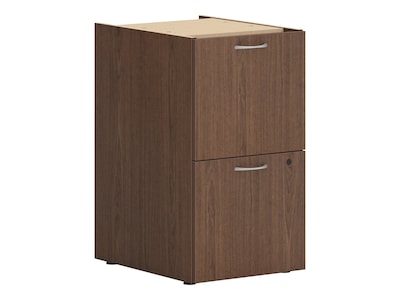 HON Mod 2-Drawer Mobile Vertical File Cabinet, Letter/Legal Size, Lockable, 28H x 15W x 20D, Sepi