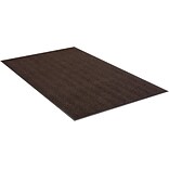 Apache Mills Chevron Rib Carpet Mat, 36 x 24, Dark Brown (01435140820000300A)