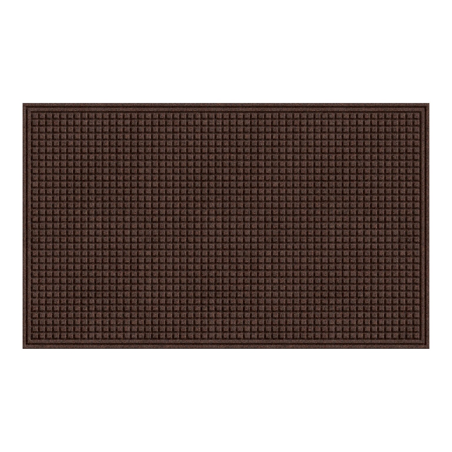Apache Mills Textures Square Carpet Mat, 60 x 36, Walnut (60880525830000500)