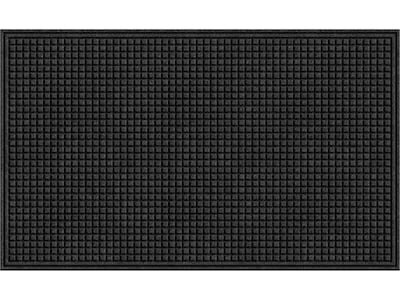 Apache Mills Textures Square Indoor/Outdoor Mat, 60 x 36, Onyx (60880525930000500)