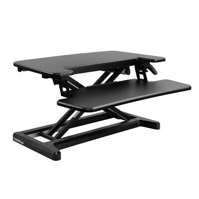 FlexiSpot 35W Manual Sit-Stand Desk Converter, Black (M7MB5)