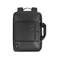 Solo New York Gravity Laptop Hybrid Briefcase, Black Polyester (GRV702-4)