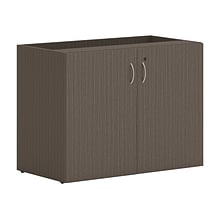 HON Mod 29 Storage Cabinet with 1 Shelf, Slate Teak (HLPLSC3620.LSL1)