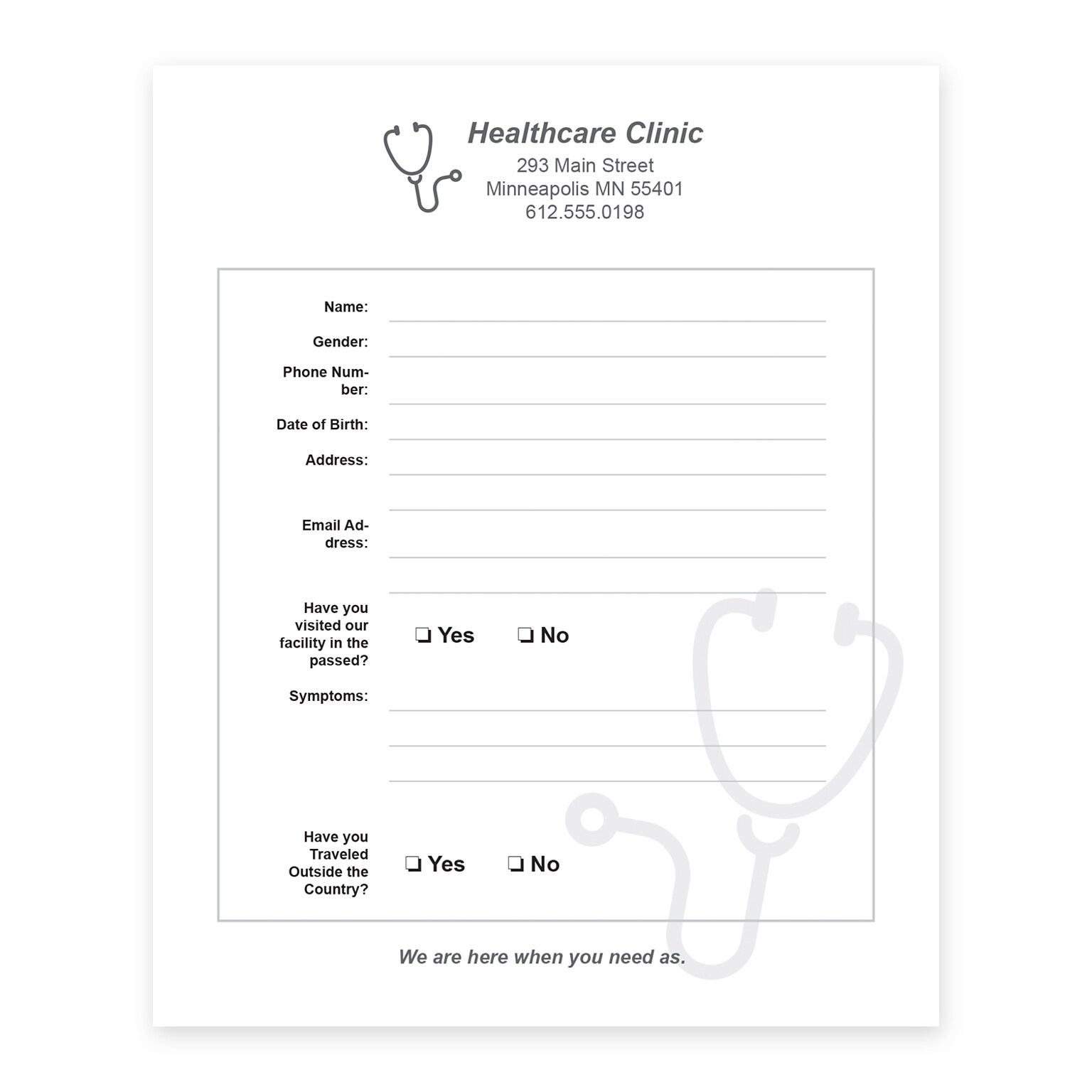 Custom Carbonless 3-Part Forms, 4-1/2 x 5-1/2, 1000 Sets per Pack