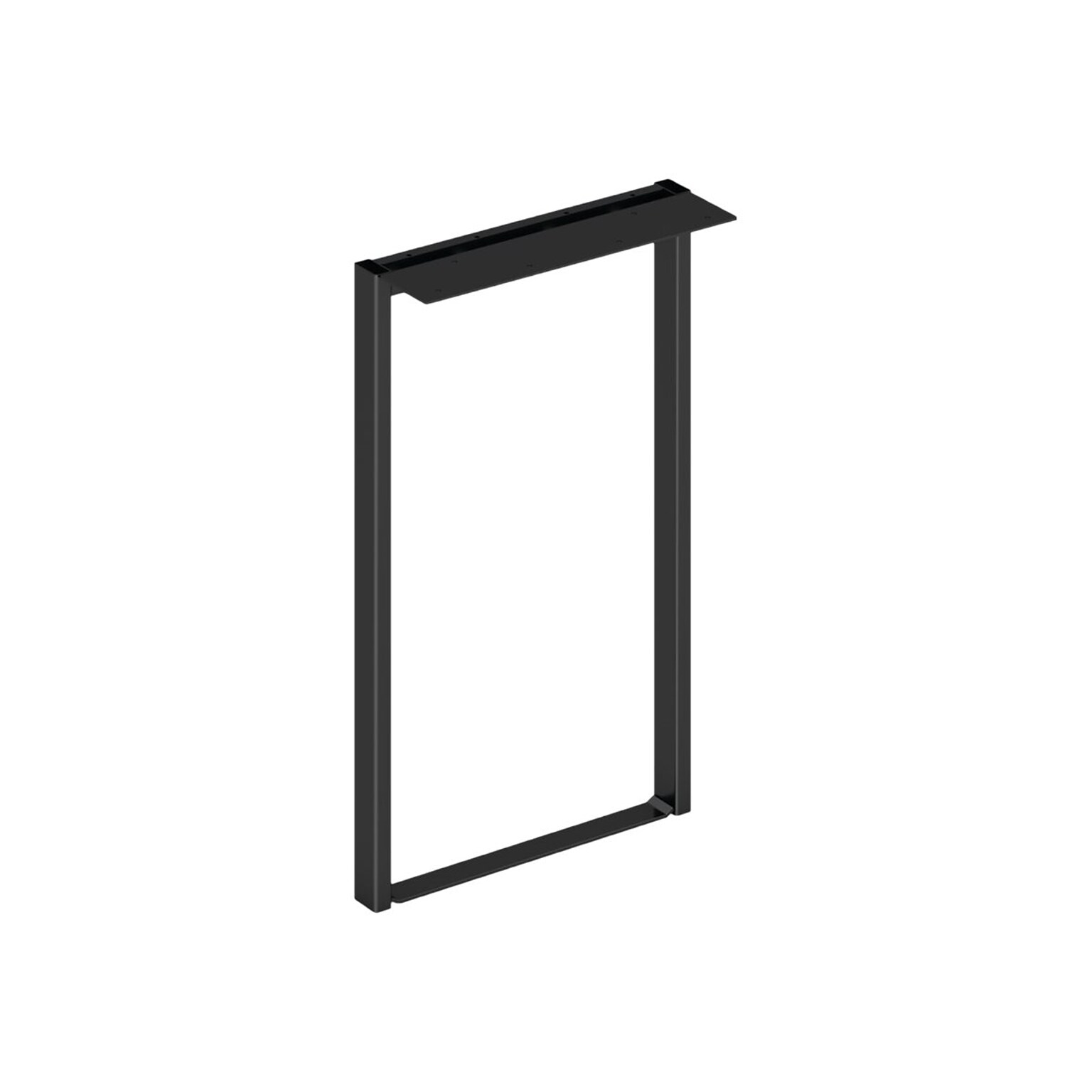 HON Mod 23 Metal Overhead Support Leg, Black (HLPLOS23.BLKP)