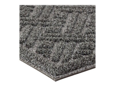 Apache Mills Mega Scraper Mat, 36" x 24", Charcoal (60622540420000300)