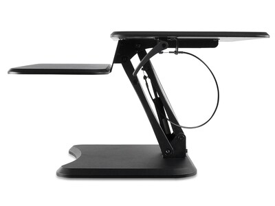 Mount-It! 25"W Manual Adjustable Standing Desk Converter, Black (MI-7957)
