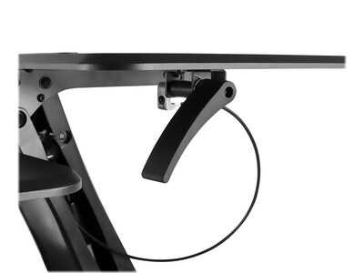 Mount-It! 25"W Manual Adjustable Standing Desk Converter, Black (MI-7957)