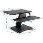 Mount-It! 25"W Manual Adjustable Standing Desk Converter, Black (MI-7957)