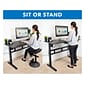 Mount-It! 55"W Electric Adjustable Standing Desk, Black (MI-7999)