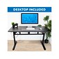 Mount-It! 55"W Electric Adjustable Standing Desk, Black (MI-7999)