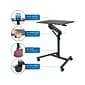 Mount-It! 28"W Manual Adjustable Standing Desk, Black (MI-7969)