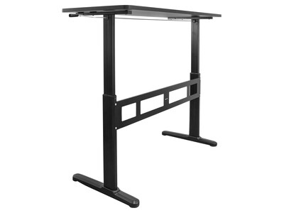 Mount-It! 55"W Manual Adjustable Standing Desk, Black (MI-7981)