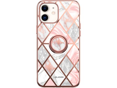 i-Blason Cosmo Marble Pink Snap Case for iPhone 12 mini (iPhone2020-5.4-CosSnap-Marble)