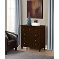Simpli Home Carlton Bedroom Chest of Drawers in Tobacco Brown (3AXCCRL-13)