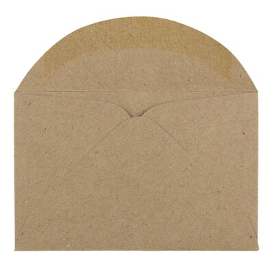 JAM Paper 3Drug Mini Recycled Kraft Envelopes, 2.3125 x 3.625, Brown Kraft Paper Bag, 25/Pack (52076