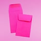 JAM Paper® #1 Coin Business Colored Envelopes, 2.25 x 3.5, Ultra Fuchsia Pink, 100/Pack (352927832F)
