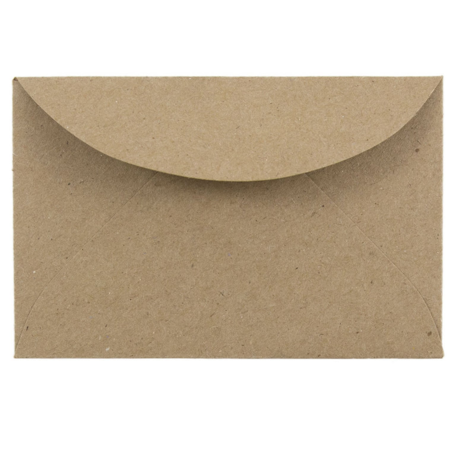 JAM Paper 3Drug Mini Recycled Envelopes, 2.3125 x 3.625, Brown Kraft Paper Bag, 100/Pack (5207691A)