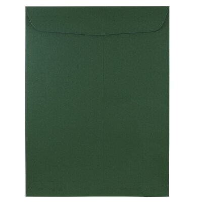 JAM Paper® 9 x 12 Open End Catalog Envelopes, Dark Green, 25/Pack (31287529)