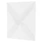 JAM Paper 3.125 x 3.125 Square Translucent Vellum Invitation Envelopes, Clear, 25/Pack (2851291)