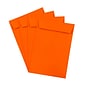 JAM Paper 6 x 9 Open End Catalog Colored Envelopes, Orange Recycled, 100/Pack (88129)