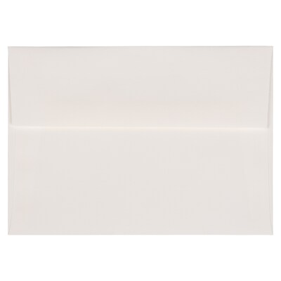 JAM Paper® A7 Strathmore Invitation Envelopes, 5.25 x 7.25, Bright White Laid, 25/Pack (3TTL711)