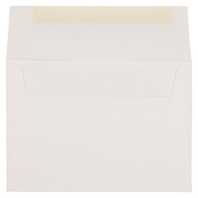 JAM Paper® A7 Strathmore Invitation Envelopes, 5.25 x 7.25, Bright White Laid, 25/Pack (3TTL711)