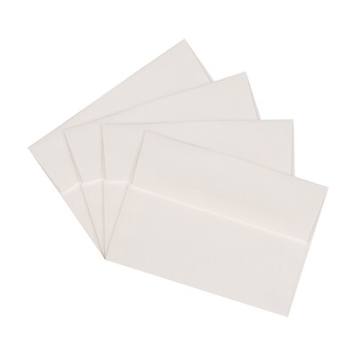 JAM Paper® A7 Strathmore Invitation Envelopes, 5.25 x 7.25, Bright White Laid, 25/Pack (3TTL711)