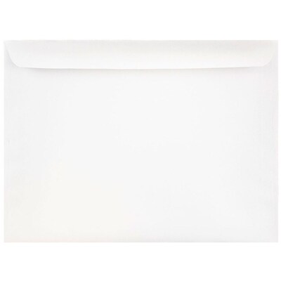 JAM Paper 9.5 x 12.625 Booklet Commercial Envelopes, White, 25/Pack (4023221)