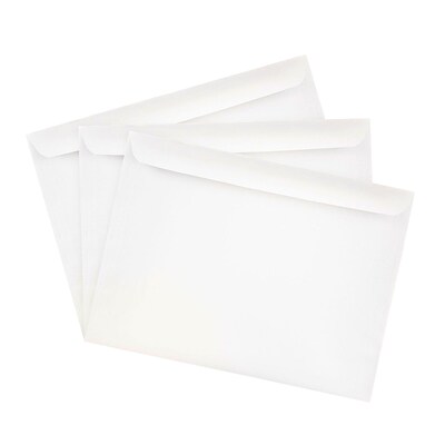 JAM Paper 9.5 x 12.625 Booklet Commercial Envelopes, White, 25/Pack (4023221)