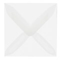 JAM Paper® 3.125 x 3.125 Square Translucent Vellum Invitation Envelopes, Clear, 100/Pack (2851291A)