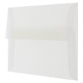 JAM Paper A6 Translucent Vellum Invitation Envelopes, 4.75 x 6.5, Clear, 50/Pack (13756I)