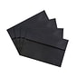 JAM Paper A7 Invitation Envelopes, 5.25 x 7.25, Black Linen, 50/Pack (V01205I)