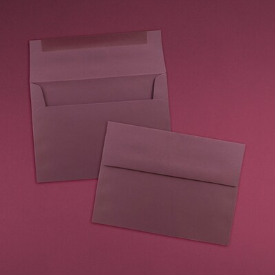 JAM Paper® A7 Invitation Envelopes, 5.25 x 7.25, Burgundy, 50/Pack (36395846I)