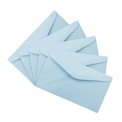 JAM Paper #6 3/4 Business Envelope, 3 5/8" x 6 1/2", Light Blue, 250/Box (557612641H)