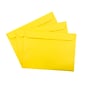 JAM Paper 9 x 12 Booklet Colored Envelopes, Yellow Recycled, Bulk 500/Box (5156775d)