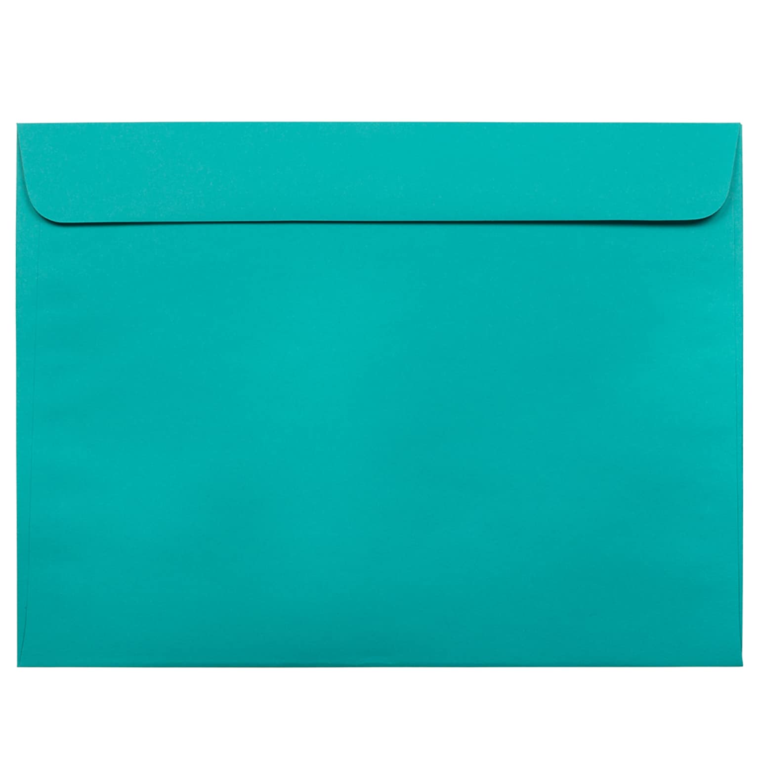 JAM Paper Booklet Envelope, 9 x 12, Sea Blue, 50/Pack (5156773I)