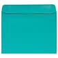 JAM Paper Booklet Envelope, 9" x 12", Sea Blue, 250/Box (5156773H)