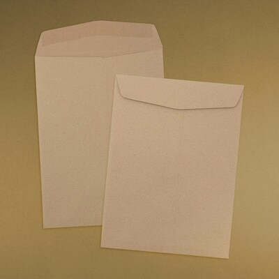 JAM Paper® 10 x 13 Open End Catalog Envelopes, Brown Kraft Paper Bag, 25/Pack (6315603a)